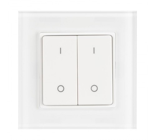 Панель SMART-P47-DIM-G-SUF (3V, 2 зоны, Knob, 2.4G) (Arlight, Стекло)  032984  Arlight