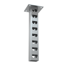 Стойка потолочная кабельная двойная L1200 s:2,0 мм HD  2PSS1200 HD  КМ - профиль