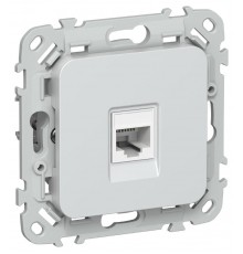FLITE Розетка компьютерная RJ45 кат.5Е UTP РК5е-1-0-ФлЖ жемчуг  FI-K12-1-K36  IEK