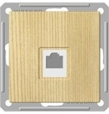W59 Сосна Розетка компьютерная 1-ая RJ45 кат.5e  RSI-152K5E-7-86  SE