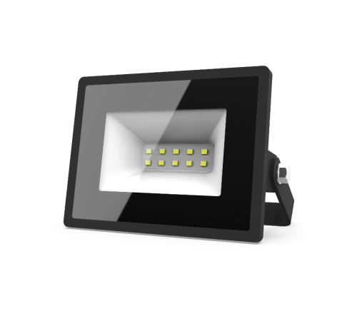 Прожектор светодиодный Elementary 10W 845lm 4000К 200-240V IP65 черный LED 1/20  613100210  Gauss