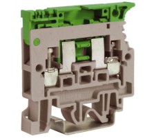 Держатель предохранителя. 4 кв. мм. Предустановлен диодный индикатор. 48В (AC-DC). Тип SFR.4/C48. Бежевый.  ZSF948  DKC