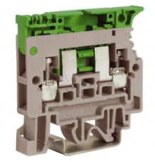 Дежатель предохранителя. 4 кв. мм. Предустановлен диод на 3ампер. Тип SFR.4/D3A. Бежевый  ZSF903  DKC