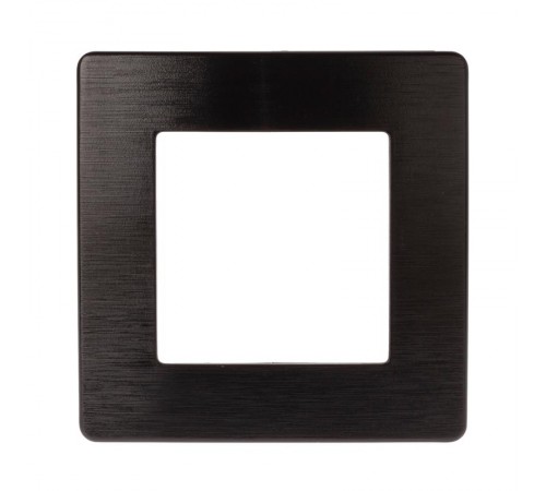 Рамка для розеток и выключателей серия 12 12-5101-05 на 1 пост, сатин, антрацит  Б0052503  ЭРА