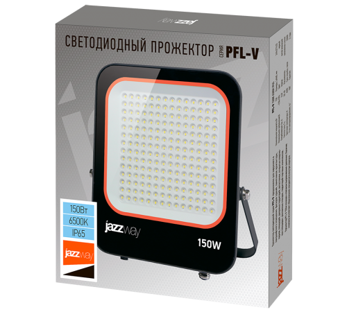 Прожектор светодиодный PFL- V 150w 6500K IP65 Jazzway  .5039773  Jazzway
