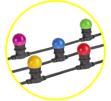 Гирлянда световая  NGF-01-20-40-E27-BL 20м, 50 патронов  61553  Navigator