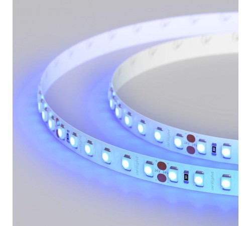 Лента светодиодная RT 2-5000 24V Blue 2x (3528, 600 LED, LUX)  008783(1)  Arlight
