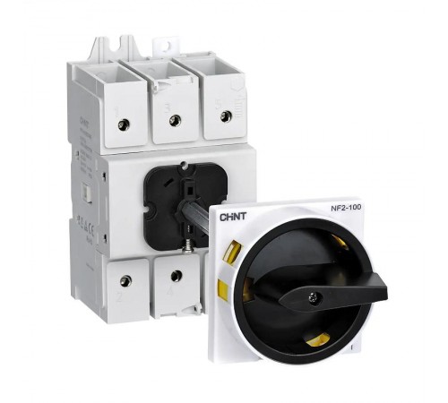 Выключатель-разъединитель NF2-32/3DOBR выносная черная рукоятка с замком упр. для установ. на дверь (R)  324121  CHINT