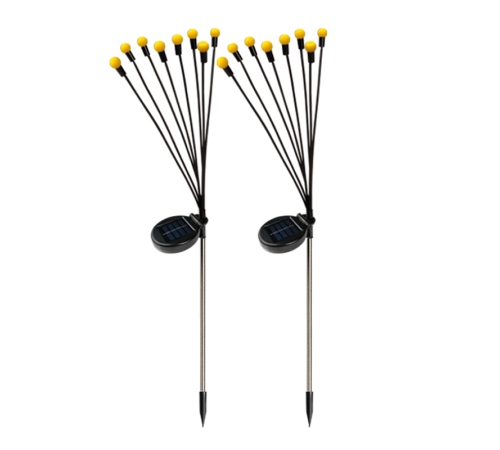 Светильник солнечный SLR-S04-YS2 комплект 2-х светильников Светлячки (желтый)  .5012806  ФАZА