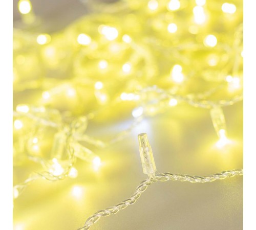 Светодиодная гирлянда ARD-STRING-CLASSIC-10000-CLEAR-100LED-FLASH Gold (230V, 7W) (Ardecoled, IP65)  025820  Arlight