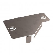 Крышка переходника левого Стандарт INOX (AISI 409) 100х50  PR16.5641  Промрукав