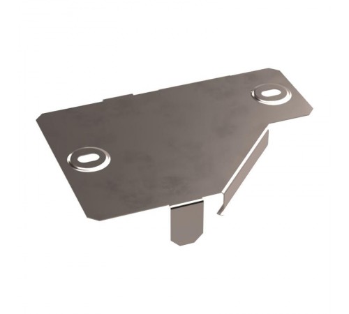 Крышка переходника левого Стандарт INOX (AISI 409) 100х50  PR16.5641  Промрукав