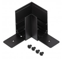 Коннектор TRM-S20-CC-B угловой для накладного магнитного шинопровода NOVA TRM-S20 черный  Б0054787  ЭРА