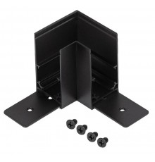 Коннектор TRM-S20-CC-B угловой для накладного магнитного шинопровода NOVA TRM-S20 черный  Б0054787  ЭРА