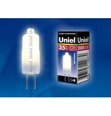 Лампа галогенная капсульная JC-12/35/G4 FR   00824  Uniel