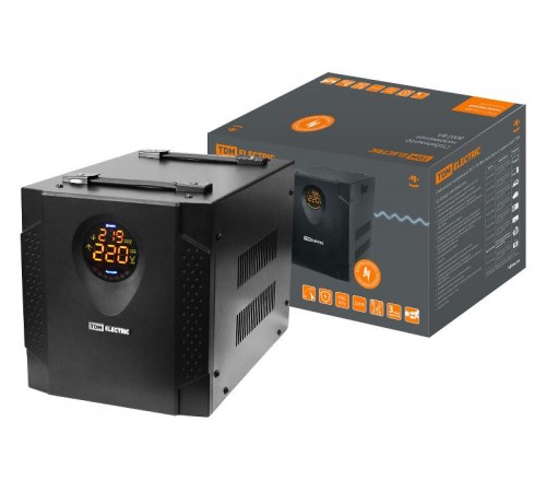 Стабилизатор напряжения СНС1-1-8 кВА симисторный переносной  SQ1203-0007  TDM