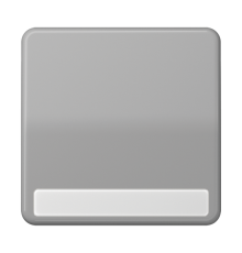 Клавиша для выключателя и кнопки, с полем для надписи; серая  CD590NAGR  Jung