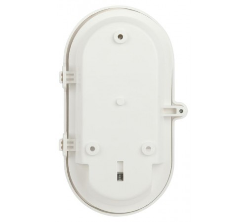 Светильник пылевлагозащищенный под лампу для ЖКХ НБП 01-60-002 с решеткой Евро пластик/стекло IP53 E27 max 60Вт 184х115х90 овал белый  Б0052015  ЭРА