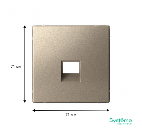 ArtGallery Шампань Накладка информационная типа Keystone  GAL000584  SE