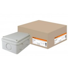 Коробка распределительная о/п 120х80х50мм, крышка, IP55, 6 вх., без гермовводов  SQ1401-0805  TDM