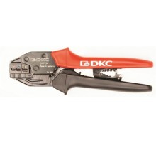 Клещи для обжима изолированных наконечников 0,25-6мм.кв и зачистки проводов  2ART54  DKC