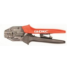 Клещи для обжима изолированных наконечников 0,25-6мм.кв и зачистки проводов  2ART54  DKC