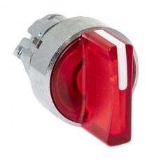 Механизм исполнительный переключателя ХB4 красный на 2 положения возвратный без фиксации, с подсветкой с короткой ручк IP65  XB4BD2L-R-65  EKF