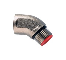 Фитинг B/PG21/45, 45°, никелированная латунь, резьба G21, 10 шт. в пачке  7TCA296030R0024  ABB