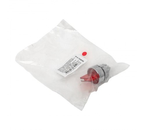 Механизм исполнительный переключателя ХB4 красный на 2 положения возвратный без фиксации, с подсветкой с короткой ручк IP65  XB4BD2L-R-65  EKF