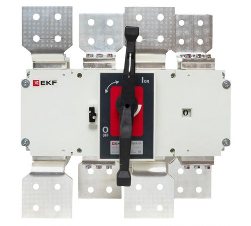 Рубильник-выключатель 2500A 4P c рукояткой управления для прямой установки PowerSwitch  psds-2500-4  EKF