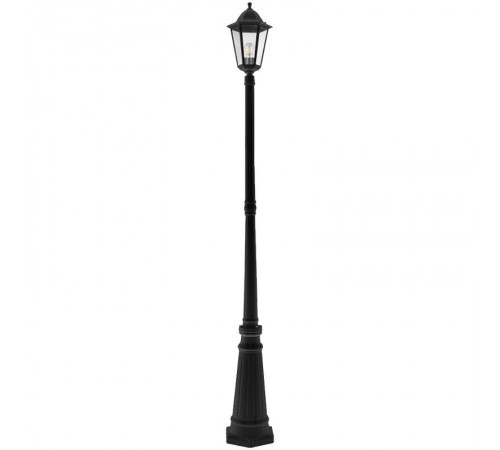 Светильник садово-парковый 6211 столб 100W E27 230V, черный  11205  Feron