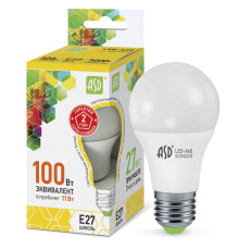 Лампа светодиодная LED-A60-standard 11Вт 230В Е27 3000К 990Лм  4690612001739  ASD