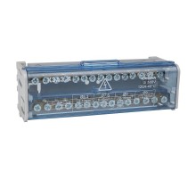 Шина "N" нулевая на DIN-рейку в корпусе-2х15групп  143227  КЭАЗ