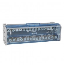 Шина "N" нулевая на DIN-рейку в корпусе-2х15групп  143227  КЭАЗ