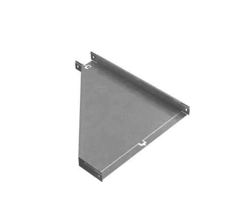 Переходник правый 50х100-500 мм "ПЛЮС" HD  PDplus50-100-500-R HD   КМ-профиль