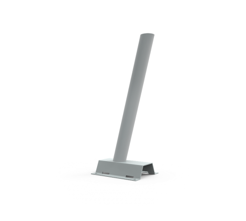 Кронштейн для уличных светильников на столб под бандажную ленту 122*150*400 D38мм  903265501  Gauss