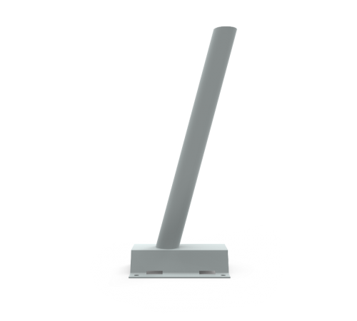 Кронштейн для уличных светильников на столб под бандажную ленту 122*150*400 D38мм  903265501  Gauss