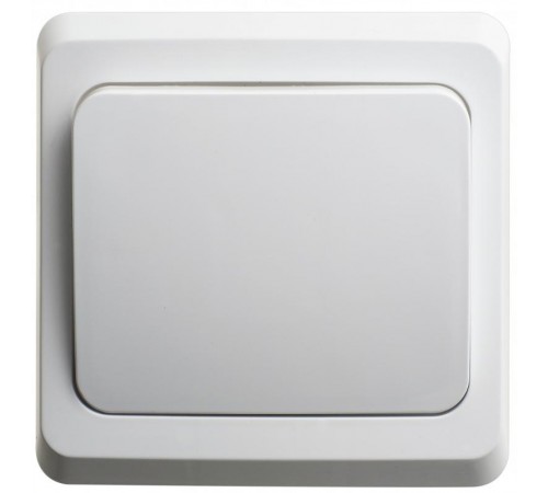 Этюд Белый С/У Переключатель 1-клавишный  BC10-004B  SE