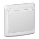 Этюд Белый С/У Переключатель 1-клавишный  BC10-004B  SE