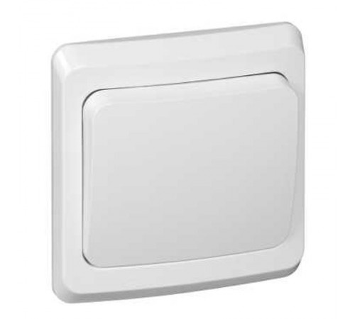 Этюд Белый С/У Переключатель 1-клавишный  BC10-004B  SE