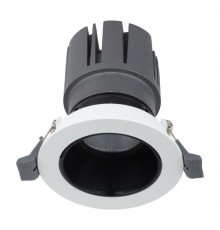 Светильник встраиваемый поворотный Horeca Dark Light с антиослепляющим эффектом 12 Вт 4000 К LED BLACK  615-1002  REXANT