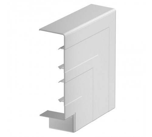 Крышка плоского угла кабельного канала Rapid 45-2 53x165 мм (ПВХ,серый) (GK-FH53165LGR)  6113462  OBO Bettermann