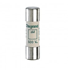 Предохранитель промышленный цилиндрический аМ 14х51 25а 500В без бойка  014025  Legrand