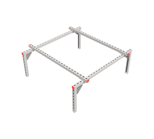 Опорная конструкция для установки оборудования TECHNORAPTOR 1200х1200 HD  KM-TR-SSEI-1200-1200 HD  КМ - профиль