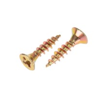 Саморез универсальный KRANZ 3.5х16, желтый цинк, короб (200 шт./уп.) KR-01-3311-001  Kranz