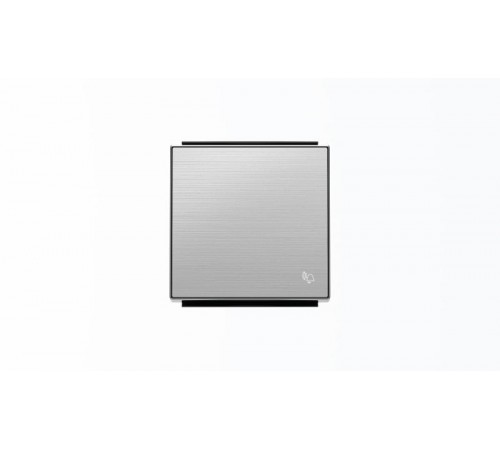 Клавиша для 1-клавишных выключателей/переключателей/кнопок с символом ЗВОНОК, серия SKY, цвет нержавеющая сталь2CLA850400A1401 ABB