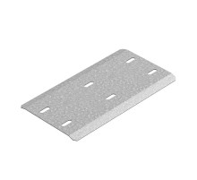 Протектор соединения лотков ПЛК шириной 500 мм, толщ. 1,2 мм, Сендзимир цинк, 060750  ПРП-500-1,2-СЦ   Ostec