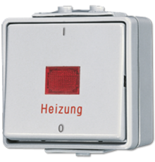 Аварийный выключатель для отопительных систем 10 AX 250 V ~  602HW  Jung