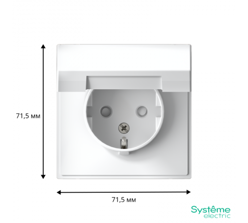 ArtGallery Лотос Розетка с заземлением, со шторками, с крышкой, 16А, IP20, механизм  GAL001346  SE