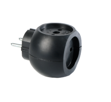 Разветвитель ФАZА АП-3-Ш черный, тройник, шар арт.1006509